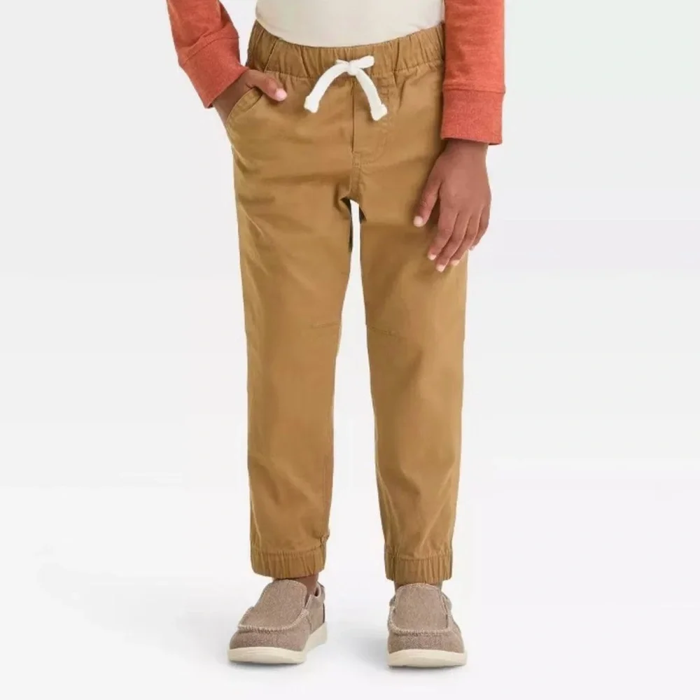 Tan Jogger Pants -Kids 5T